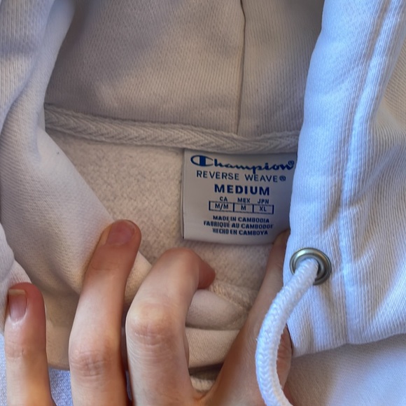 white cropped champion crew - Picture 2 of 4